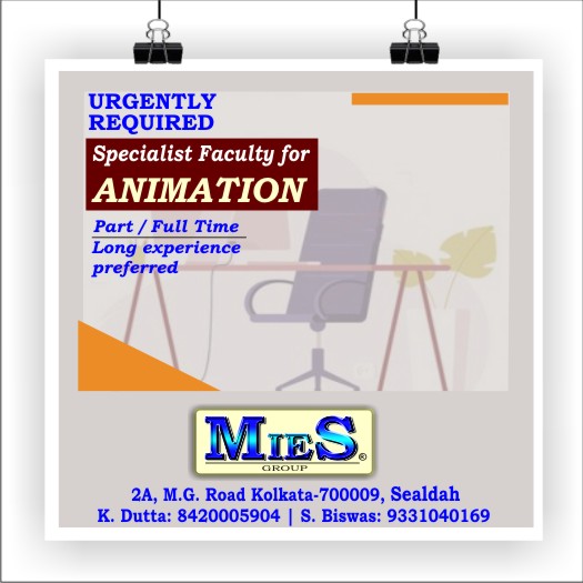 Specialist Faculty for Animation