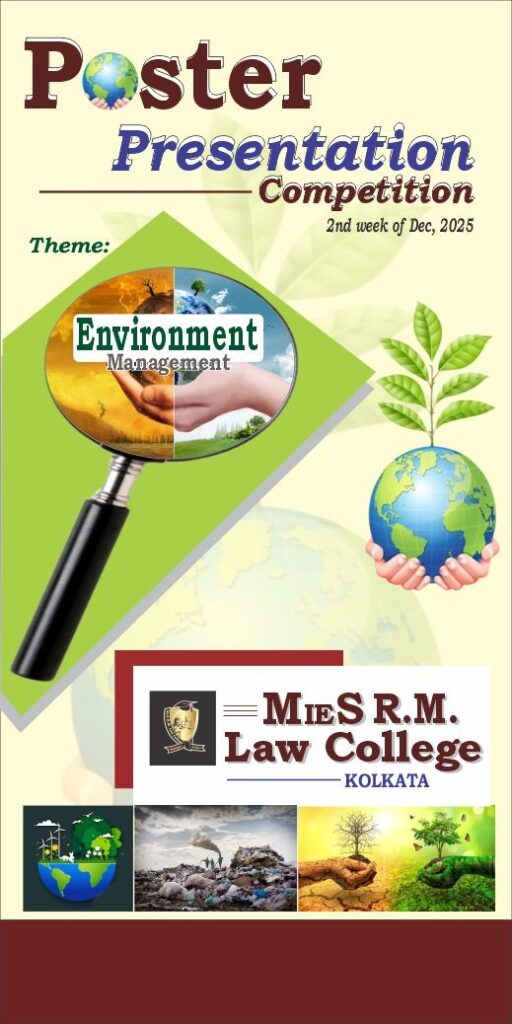 Poster Presentation | In MIES RM Law College | 3 Year LLB Degree College