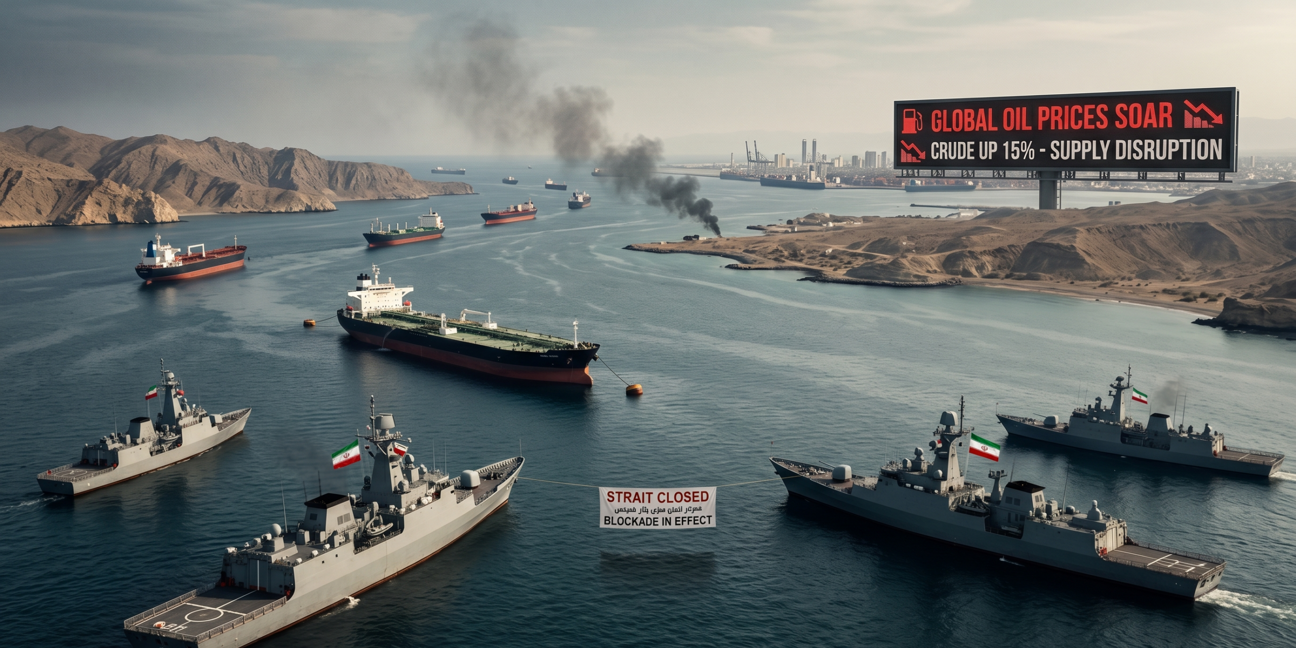 BLOCKADE OF HORMUZ STRAIT & GLOBAL OIL CRISIS