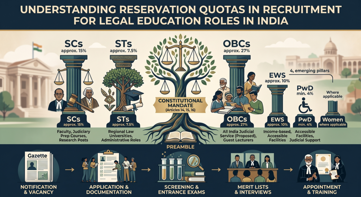 RESERVATION QUOTAS IN THE RECRUITMENT POLICY OF THE GOVT. IN INDIA
